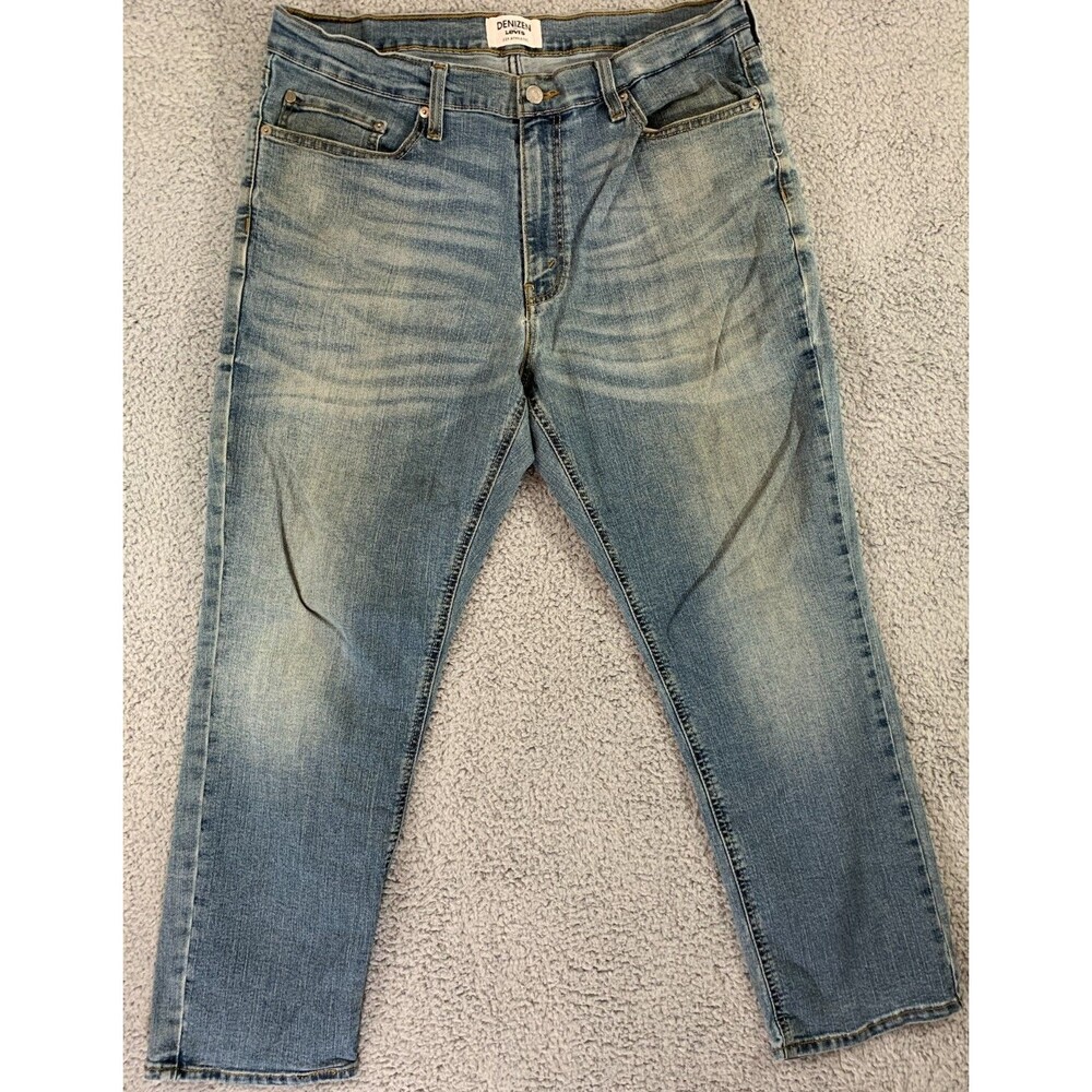 Denizen Levis Jeans Mens 36x30 Blue Medium Wash Cotton Stretch 231 Athletic Fit